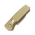 Pro-Tech Runt 5 Stonewashed Wharncliffe 折り畳みナイフ, AlBronze R5310