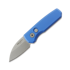 Pro-Tech Runt 5 Stonewashed Wharncliffe sulankstomas peilis, mėlyna R5301-BLUE