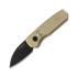 Πτυσσόμενο μαχαίρι Pro-Tech Runt 5 Stonewashed Wharncliffe, Textured, AlBronze R5313