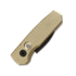 Pro-Tech Runt 5 Stonewashed Wharncliffe 折り畳みナイフ, Textured, AlBronze R5313