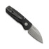 Πτυσσόμενο μαχαίρι Pro-Tech Runt 5 Stonewashed Wharncliffe, Textured, μαύρο R5305