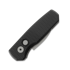 Pro-Tech Runt 5 Stonewashed Wharncliffe 折り畳みナイフ, Textured, 黒 R5305