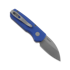 Pro-Tech Runt 5 sulankstomas peilis, Textured Blue Aluminum, Stonewash R5305-BLUE