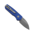 Coltello pieghevole Pro-Tech Runt 5, Textured Blue Aluminum, Stonewash R5305-BLUE