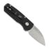 Pro-Tech Runt 5 Wharncliffe Magnacut 折り畳みナイフ, 黒 R5300-LTD