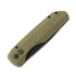 Pro-Tech Synapse sulankstomas peilis, Black Aluminum/Green Micarta, DLC VERO1213-GRNMIC