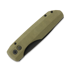 Pro-Tech Synapse sulankstomas peilis, Black Aluminum/Green Micarta, DLC VERO1213-GRNMIC