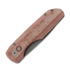 Pro-Tech Synapse Black Aluminum & Red Micarta sulankstomas peilis, Acid Washed VERO1211-AWREDLINEN