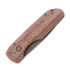 Coltello pieghevole Pro-Tech Synapse Black Aluminum & Red Micarta, Acid Washed VERO1211-AWREDLINEN