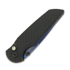 Pro-Tech TR-3 Integrity sulankstomas peilis, Black Relic Textured Aluminum, PVD INT106-SB