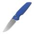 Pro-Tech TR-3 Integrity sulankstomas peilis, Blue Aluminum, Stonewash INT101-BLUE