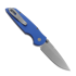 Coltello pieghevole Pro-Tech TR-3 Integrity, Blue Aluminum, Stonewash INT101-BLUE