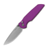 Pro-Tech TR-3 Integrity stonewashed sulankstomas peilis, purple INT105-PURPLE