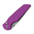 Pro-Tech TR-3 Integrity stonewashed sulankstomas peilis, purple INT105-PURPLE