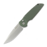 Pro-Tech TR-3 X1 Tactical Response 3.5 154CM foldekniv, Green Fish Scale TR-3X1SWGREEN