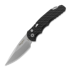 Pro-Tech TR-5 折叠刀, Black Feather Texture, Stonewash T505-F