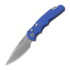 Pro-Tech TR-5 Stonewash 折叠刀, 藍色 T501-BLUE