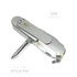 Handle scales Prometheus Design Werx SPD Ti-SAK Scales GID - Smooth