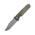 Prometheus Design Werx STS - OD Green Linen Micarta M390 sulankstomas peilis