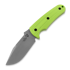 Coltello Puppy K&T Mini Tactical Puppy, Green handle, Plain edge