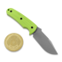 Coltello Puppy K&T Mini Tactical Puppy, Green handle, Plain edge
