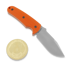 Coltello Puppy K&T Mini Tactical Puppy, Orange handle, Plain edge