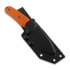 Puppy K&T Mini Tactical Puppy knife, Orange handle, Plain edge