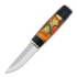 Coltello Puukkopaja Jaska Nukari Akryylipuukko, black/yellow