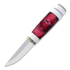 Μαχαίρι Puukkopaja Jaska Nukari Akryylipuukko, white/red