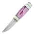 Nóż Puukkopaja Jaska Nukari Akryylipuukko, white/rose