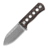 QSP Knife Canary Copper Foil Carbon Fiber peilis, kabinamas ant kaklo