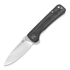 QSP Knife Hawk Linerlock Black Micarta kääntöveitsi