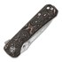 QSP Knife Hawk Linerlock Copper Foil CF sulankstomas peilis