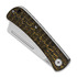 QSP Knife Hedgehog Slip Joint Golden CF kääntöveitsi