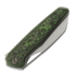 R&H Knives Tasca 2 Gen2 Wharncliffe - Beadblast - FatCarbon, green