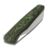 R&H Knives Tasca 2 Gen2 Wharncliffe - Beadblast - FatCarbon, green