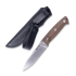 RealSteel Black Thorn Natural Micarta Satin with titanium bolster kniv 3621NM