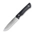 RealSteel Bushcraft Plus II Convex veitsi, Black G-10, Satin 3721C
