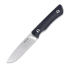 RealSteel Bushcraft Plus II Full Flat 刀, Black G-10, Satin 3721F