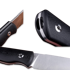 RealSteel Bushcraft Plus II Scandi knife, Black G-10, Satin 3721S