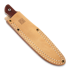 RealSteel Bushcraft Plus scandi peilis, golden ebony 3707