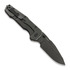 RealSteel Evolution Ironclad Drop Point, Green G-10, Blackwash 7911BG