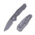 RealSteel Evolution Tanto sulankstomas peilis, Grey Stonewash, Titanium 9912
