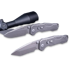 มีดพับ RealSteel Evolution Tanto, Grey Stonewash, Titanium 9912