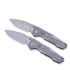 มีดพับ RealSteel Evolution Tanto, Grey Stonewash, Titanium 9912