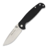 RealSteel H6 Linerlock Black Stonewashed 折叠刀 7762