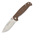 RealSteel H6-S1 Framelock Brown 折叠刀 7773