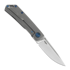 RealSteel Luna Boost Framelock sulankstomas peilis, carbon fiber blue 7076