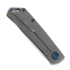 RealSteel Luna Boost Framelock kääntöveitsi, carbon fiber blue 7076