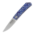 RealSteel Luna Ti-Patterns sulankstomas peilis, blue camo 7001-TC2